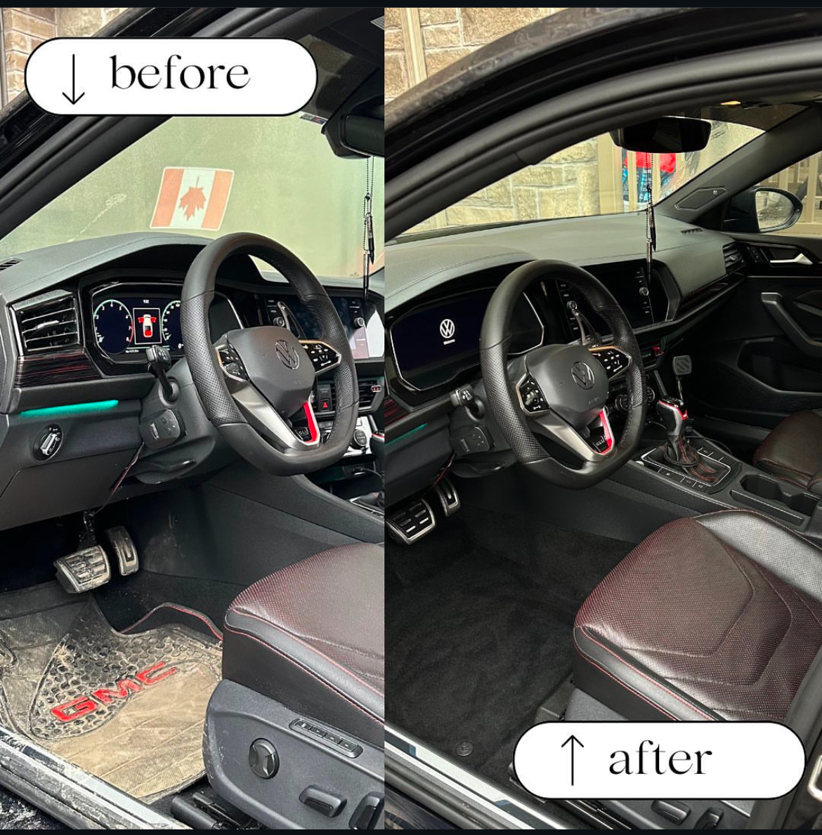 Car interior detailing Toronto - Premium leather seat cleaning
